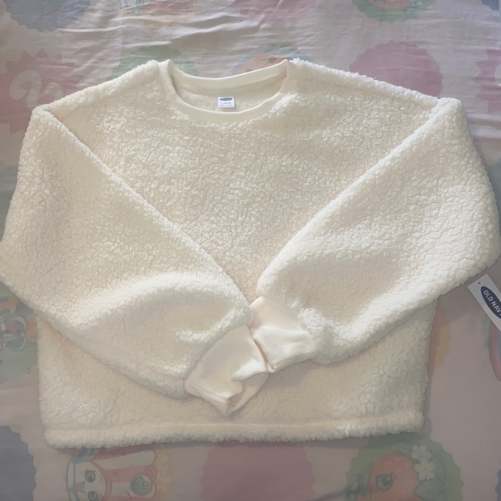 Old navy L(10-12) fuzzy sweatshirt